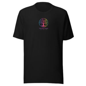 The Earth Heals Anniversary Unisex  T-Shirt Centered